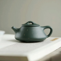 绿泥石瓢壶紫砂壶茶壶名师制作狂飙同款