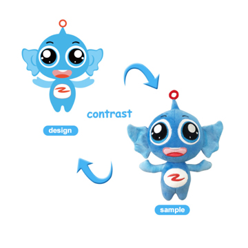 毛绒玩具定制源头厂家吉祥物来图 企业礼品公仔定制