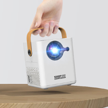 AETX3手机投影仪家用投屏办公超高清小型迷你便携卧室投影机家庭影院手机投屏 X3蓝牙语音版（64G大内存-侧投缩放-手机投屏）