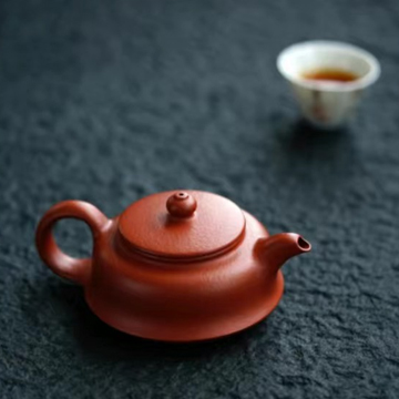 德壶堂小煤窑朱泥逸曲壶茶壶名师手工壶定制