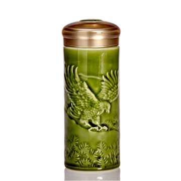 乾唐轩活性瓷鸿图大展随身杯