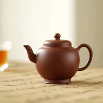 德壶堂底槽清明式宫灯壶茶壶名师手工紫砂壶定制