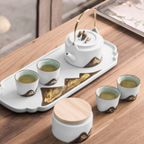 日式简约小型功夫茶具套装礼盒茶杯茶壶